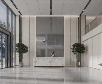 Modern Office Reception Desk-ID:850071911