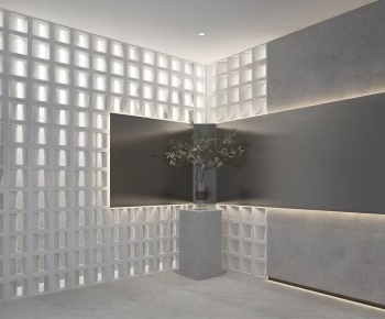 Modern Cement Brick Screen Partition-ID:378144035