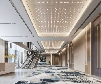 Modern Office Reception Desk-ID:593854901