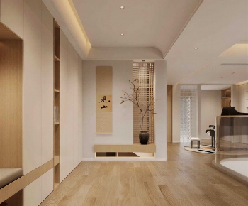 New Chinese Style Hallway-ID:915826089