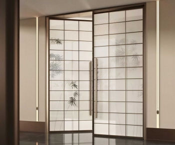 New Chinese Style Double Door-ID:252193937