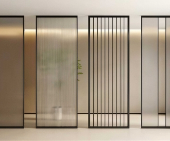 Modern Glass Screen Partition-ID:828161956