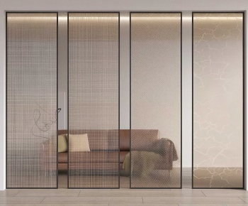 Modern Glass Screen Partition-ID:244594105