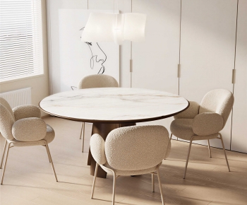 Modern Dining Table And Chairs-ID:421870951