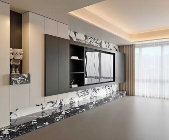 Modern TV Wall-ID:507035022