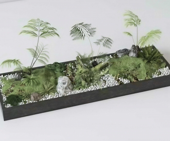 New Chinese Style Plant Landscaping-ID:663772119