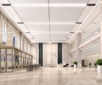 Modern Office Reception Desk-ID:737519038