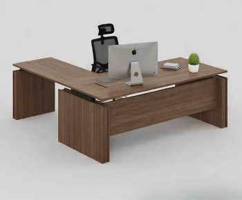 Modern Office Desk And Chair-ID:906440975