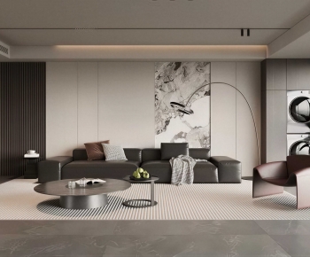 Modern A Living Room-ID:866497044