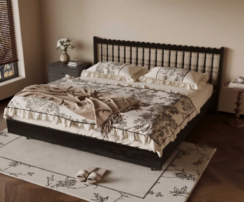 French Style Double Bed-ID:662528049