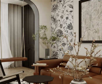 Modern A Living Room-ID:241365911