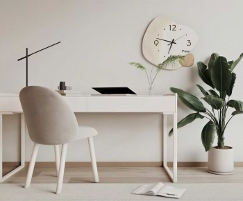 Modern Computer Desk And Chair-ID:353336101