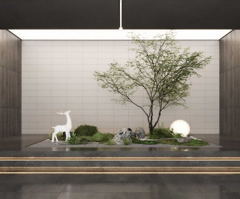 New Chinese Style Plant Landscaping-ID:386620049