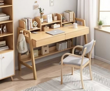 Modern Computer Desk And Chair-ID:999991894