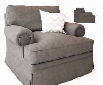 Simple European Style Single Sofa-ID:561527972