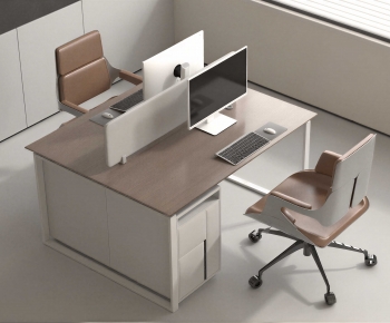 Modern Office Desk And Chair-ID:903001076