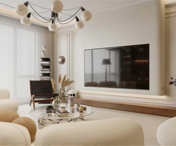 French Style A Living Room-ID:621385109