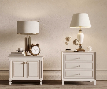French Style Bedside Cupboard-ID:291716109