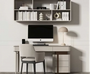 Modern Computer Desk And Chair-ID:922894001