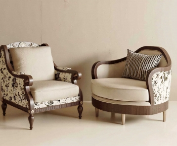 American Style Single Sofa-ID:322819952