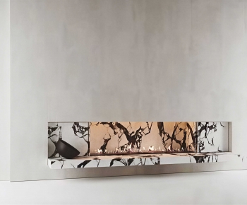 Modern Fireplace-ID:676770932