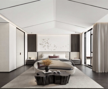 New Chinese Style Bedroom-ID:319582944