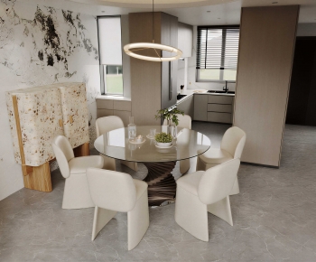 Modern Dining Table And Chairs-ID:230222941