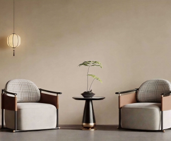 New Chinese Style Single Sofa-ID:276166924