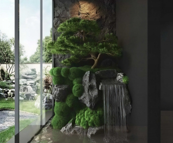 New Chinese Style Rockery Waterscape-ID:118719103