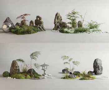 New Chinese Style Plant Landscaping-ID:507080693