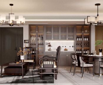 New Chinese Style Dining Room-ID:290604113