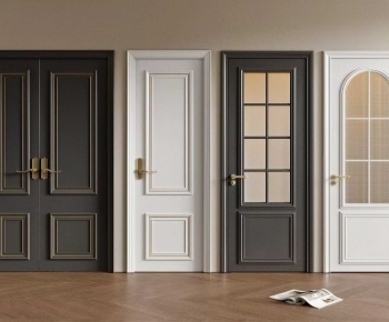 French Style Single Door-ID:283482073