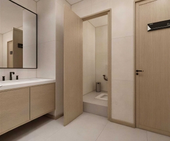 Modern Public Toilet-ID:129424106