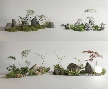 New Chinese Style Plant Landscaping-ID:204528096