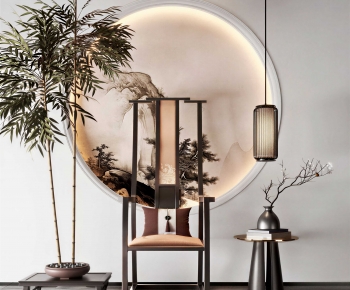 New Chinese Style Lounge Chair-ID:169797908