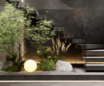 Modern Courtyard/landscape-ID:266909646