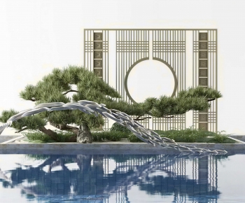 New Chinese Style Plant Landscaping-ID:839118005