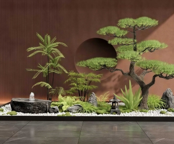 New Chinese Style Plant Landscaping-ID:501089104