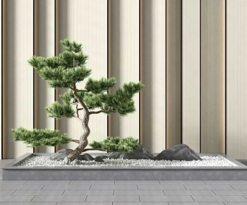 New Chinese Style Plant Landscaping-ID:884736065