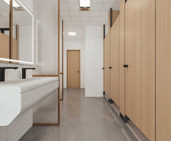 Modern Public Toilet-ID:554637914