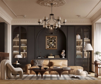 French Style A Living Room-ID:781469315