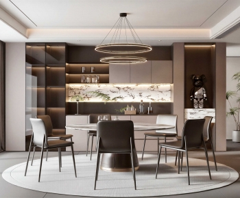 Modern Dining Room-ID:950530056