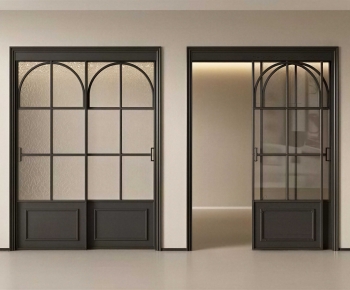 French Style Sliding Door-ID:860429052