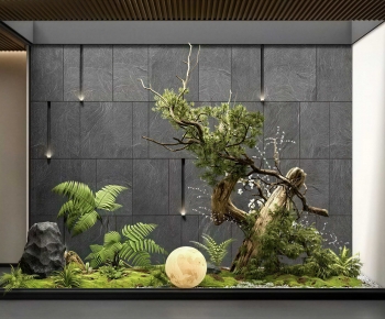 New Chinese Style Plant Landscaping-ID:293972973