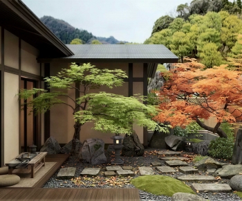Japanese Style Courtyard/landscape-ID:350035913