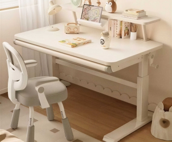 Modern Computer Desk And Chair-ID:596680684