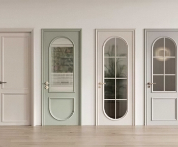 French Style Single Door-ID:657176023