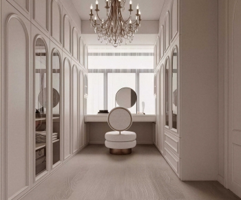 Modern Clothes Storage Area-ID:398119939