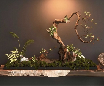 New Chinese Style Plant Landscaping-ID:178847078