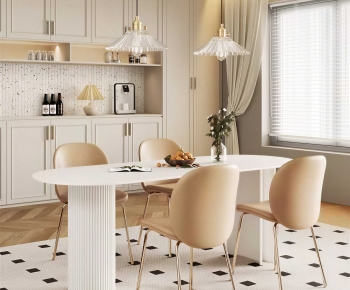 Modern Dining Table And Chairs-ID:155790093
